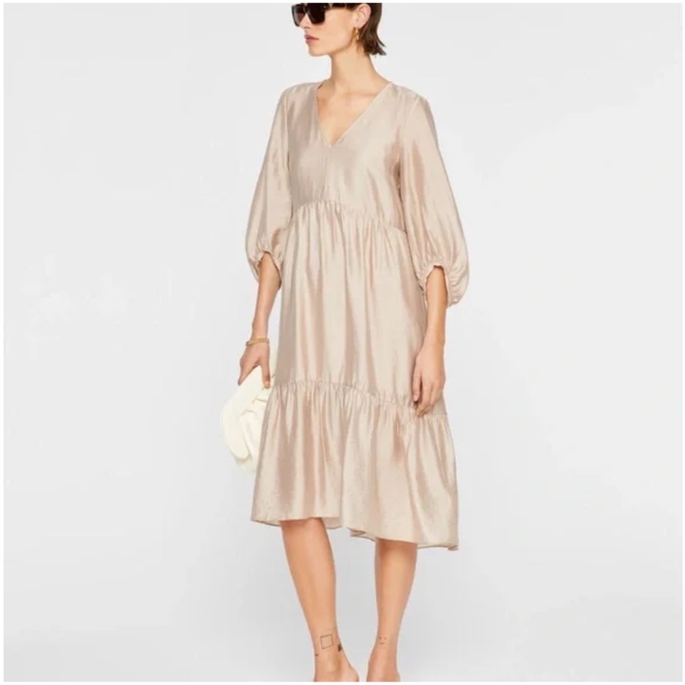 (NWT) Club Monaco Easy Midi Tiered Dress